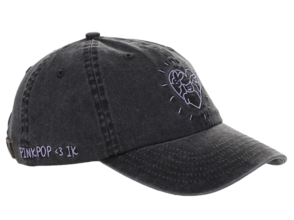 Pinkpop Cap Washed grey