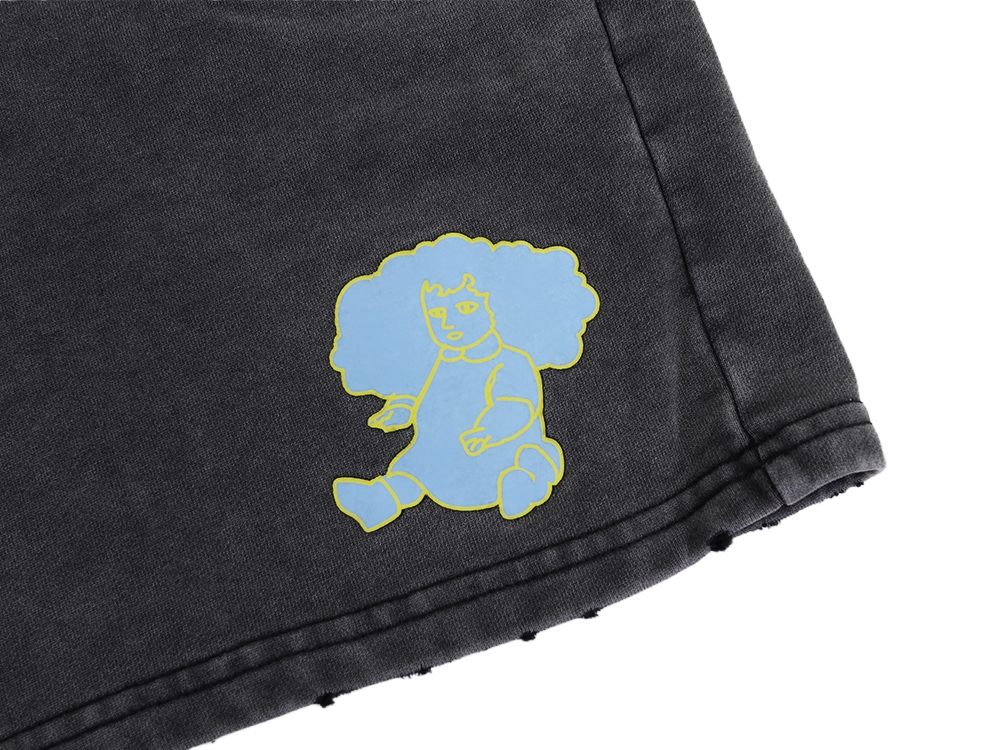 Pinkpop Jorts Washed grey